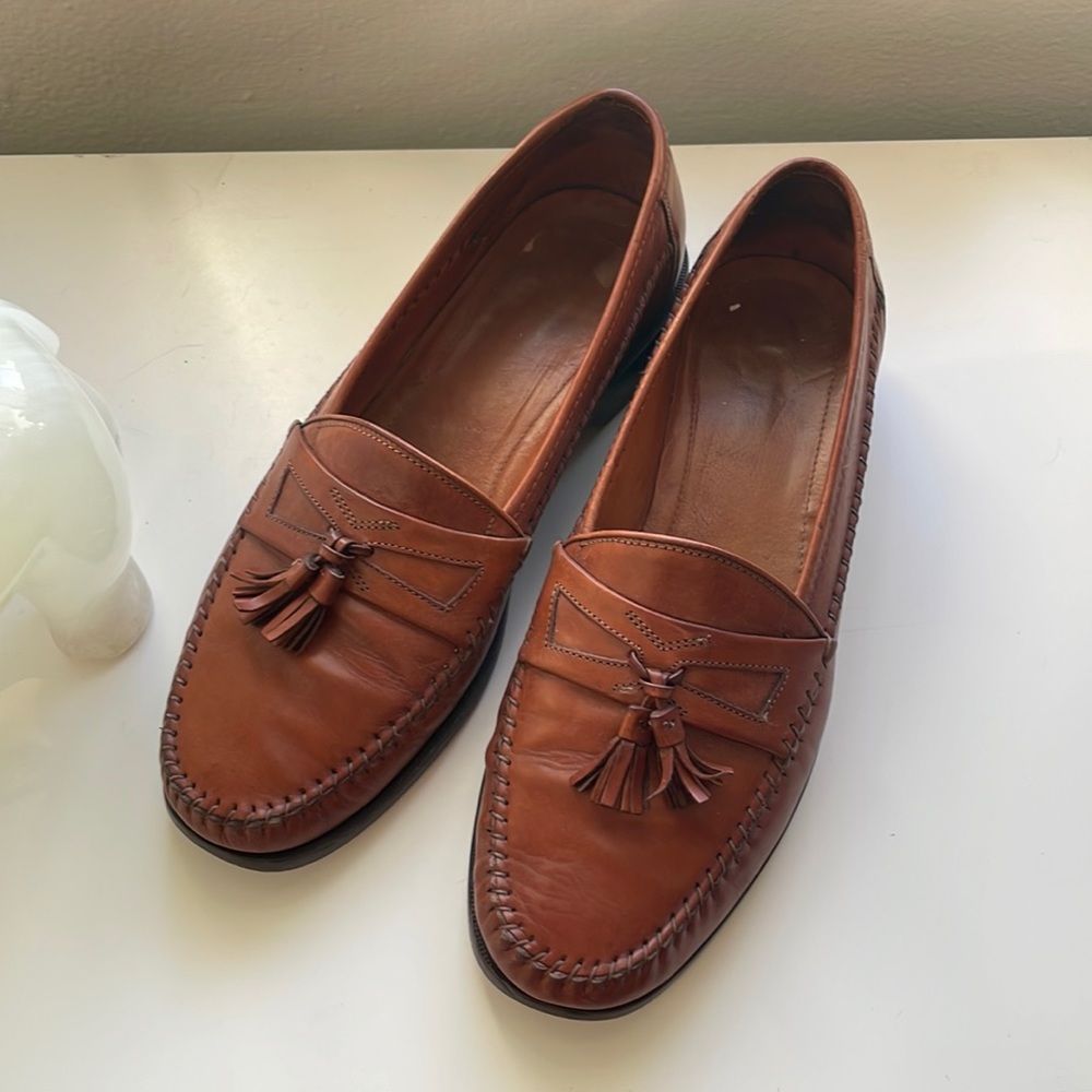 Brown leather Allen Edmonds Loafers